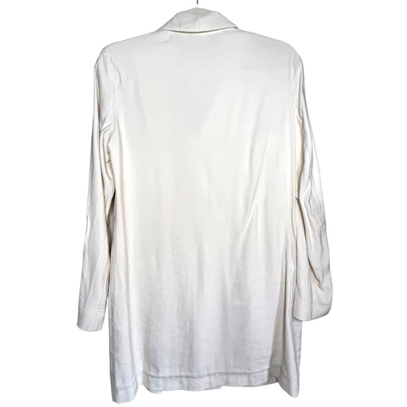 Zara Blogger Favorite Double Breasted White Blazer Jacket/Mini Dress Size M - Picture 6 of 8